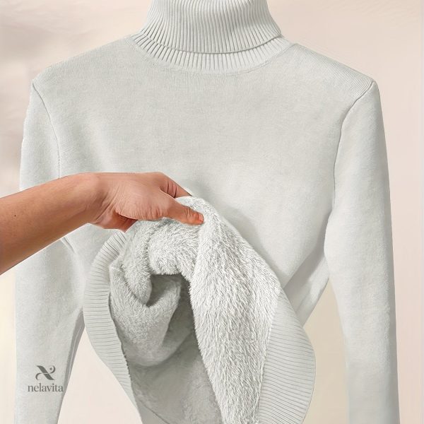 Pull chaud uni, parfait pour l’automne