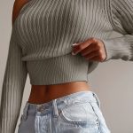 Pull court fashion pour les femmes