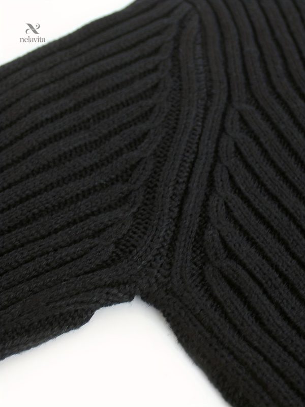 Pull femme court en tricot doux