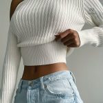 Pull tendance pour femmes dénudées