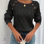 Pull Femme : Élégance avec Col Rond