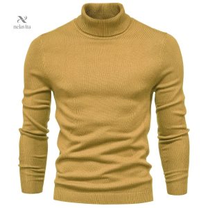 Pulls à col roulé unis