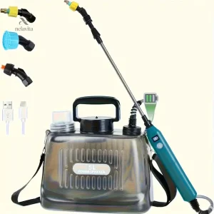 Pulvérisateur Électrique Rechargeable 5/8L – Buse Multifonction et Batterie Longue Durée