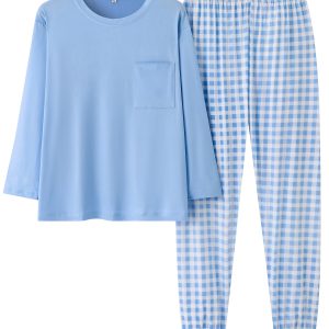 Pyjama Décontracté Grande Taille 2 Pièces – Douillet