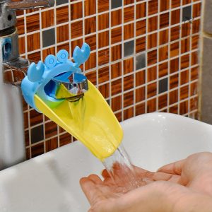 Accessoire de robinet en forme de crabe