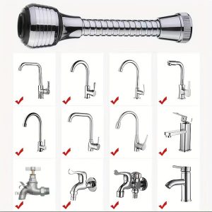 Rallonge pour robinet avec fonction antiprojection