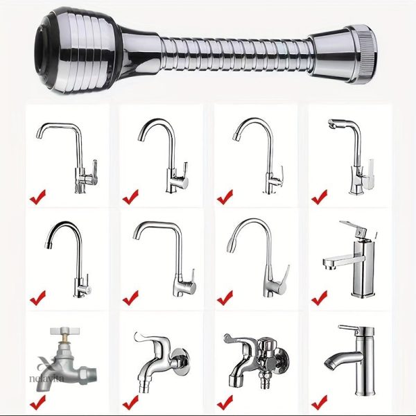 Rallonge pour robinet avec fonction antiprojection