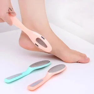 Râpe pieds manuelle double face pour soins des talons