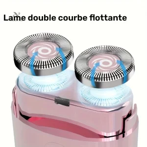 Mini rasoir sans douleur, design compact et facile à utiliser