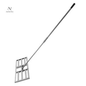 Outil de jardin avec manche long pour nivelage du gazon