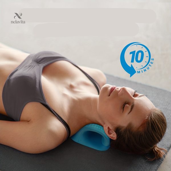 Coussin cervical ergonomique pour détente et relaxation