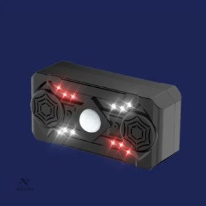 Répulsif à Ultrasons Intelligent avec Détecteur de Mouvement – Dispositif Anti-Nuisibles LED Intérieur/Extérieur pour Insectes et Rongeurs