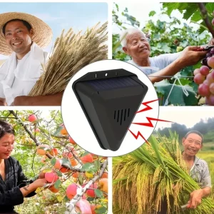 Répulsif Ultrason Solaire pour Oiseaux, protection jardin