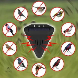 Dispositif solaire pour éloigner les oiseaux nuisibles