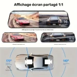 Rétroviseur Voiture Tactile avec Fonctionnalités Avancées