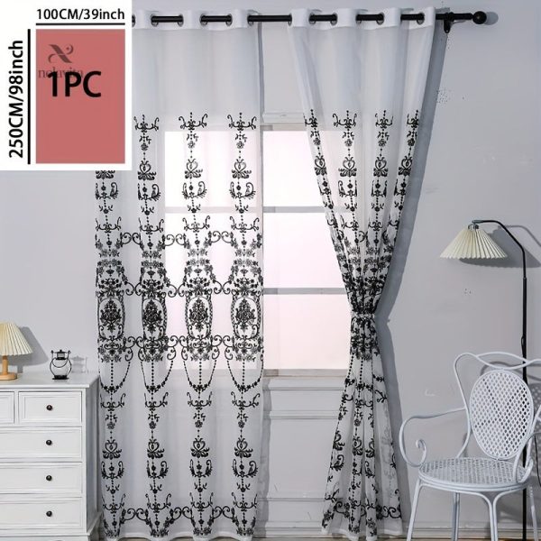 Rideau fleuri pour embellir votre intérieur