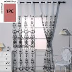 Rideau à œillets pour décoration intérieure