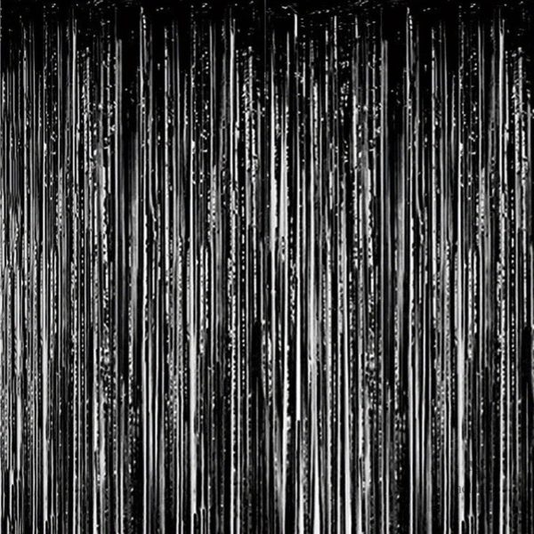 Accessoire de fête : rideau de pluie brillant