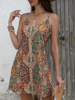 Robe Cami avec motifs, parfaite pour un style casual