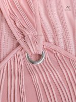 Robe femme courte avec motifs ondulés