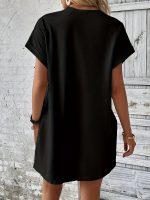 Robe casual avec poches, idéal pour un look décontracté