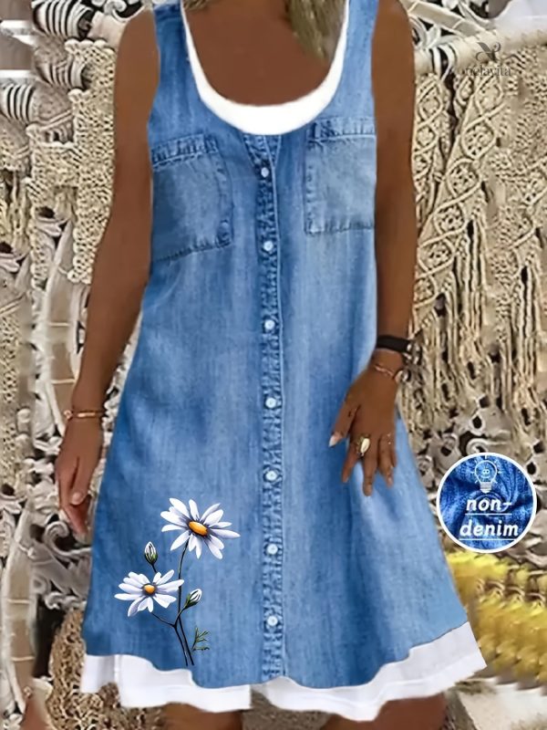 robe-femme-grande-taille-imprime-floral-leger-1