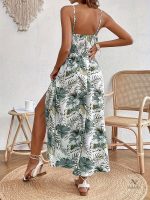 Robe Fleurie à Bretelles Fines pour femme