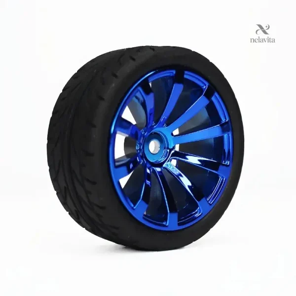 roue-de-voiture-rc-65mm-avec-jante-bleue-pneus-haute-adhe-trx3n1-1 Roue de voiture RC 65mm avec jante bleue et pneus adhérents
