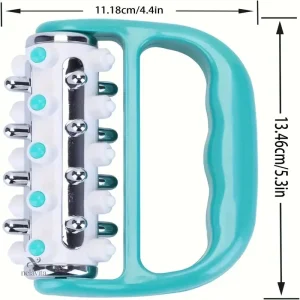 Rouleau de massage manuel compact pour soulager la douleur