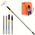 Rouleau de peinture avec manche télescopique extensible