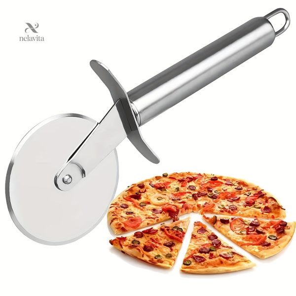 Accessoire de cuisine inox pour tranches de pizza parfaites