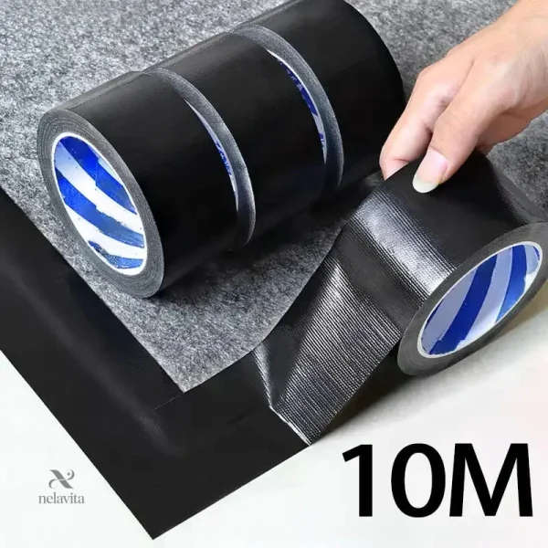 ruban-adhesif-noir-renforce-10m-bande-resistante-impermea-89kqdk-1 Ruban adhésif noir renforcé 10M pour réparations et bricolage