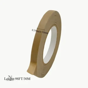 Ruban Kraft Adhésif 50mm x 30m – Bande Écologique Résistante pour Emballage, Carton et Expédition