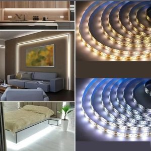 Ruban LED Intelligente Blanc Chaud & Froid – Éclairage Ambiance pour Salon, Cuisine ou Chambre
