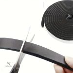 Mousse adhésive noire pour applications variées et étanchéité