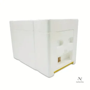Boîte d'élevage et de transport pour abeilles en polystyrène