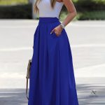 Jupe taille haute pour une silhouette allongée