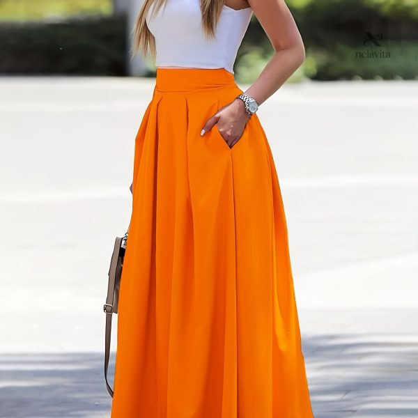 Jupe maxi polyvalente à porter en toute occasion
