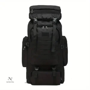 Sac à dos de randonnée 80L – Grand sac de trekking imperméable et résistant pour camping et voyage