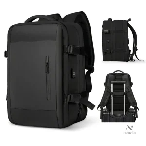 Sac à dos de voyage multifonction  Bagage cabine, compartiment ordinateur, waterproof
