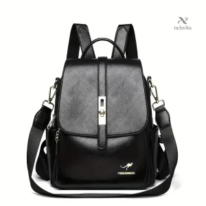Sac à dos décontracté en simili cuir – Tendance, polyvalent et confortable