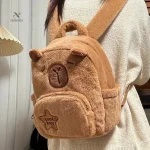 Sac à dos enfant ours en peluche doux pour la maternelle