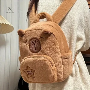 Sac à dos enfant ours en peluche doux pour la maternelle