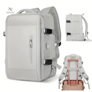Sac à dos étudiant multifonction – Grande capacité, compartiment PC et design moderne