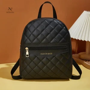 Sac à dos femme élégant en simili cuir matelassé – Chic et pratique pour le quotidien
