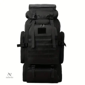 Sac à dos randonnée militaire 70L Grande capacité, camouflage étanche et ultra-résistant