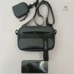 Accessoire de mode urbain en cuir pour homme