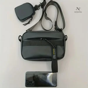 Accessoire de mode urbain en cuir pour homme