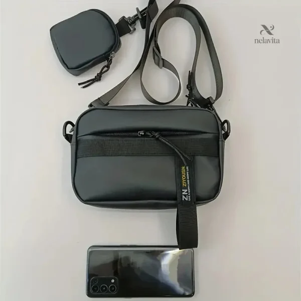 Accessoire de mode urbain en cuir pour homme