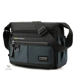 Sac à main homme bandoulière imperméable Design moderne et poches multiples pour un rangement pratique